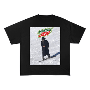 MOUNTAIN JEW MEME OVERSIZED HEAVYWEIGHT COTTON TEE-60049