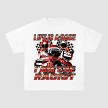 BOLD STATEMENT STREETWEAR HIP HOP CULTURE OVERSIZED HEAVYWEIGHT COTTON TEES-60056