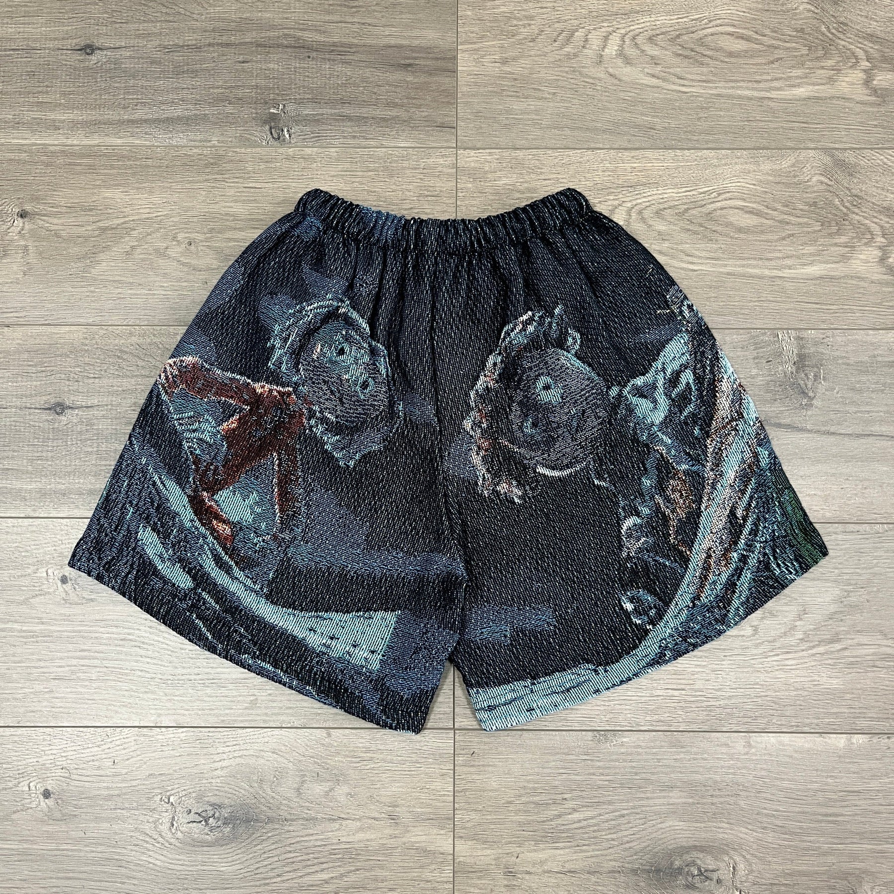 RDMCLOTHINGART tapestry hoodie CORALINE TAPESTRY SHORTS