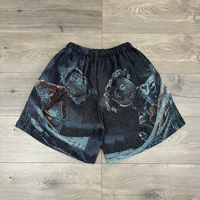 RDMCLOTHINGART tapestry hoodie CORALINE TAPESTRY SHORTS