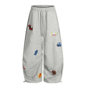 RDMCLOTHINGART S / Grey tapestry hoodie DESIGNER PANTS-60033