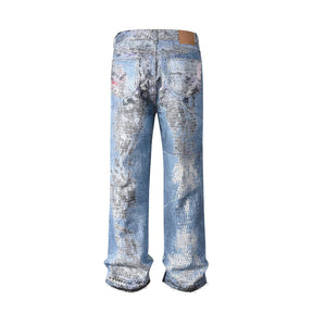 RDMCLOTHINGART tapestry hoodie DESIGNER PANTS-8028