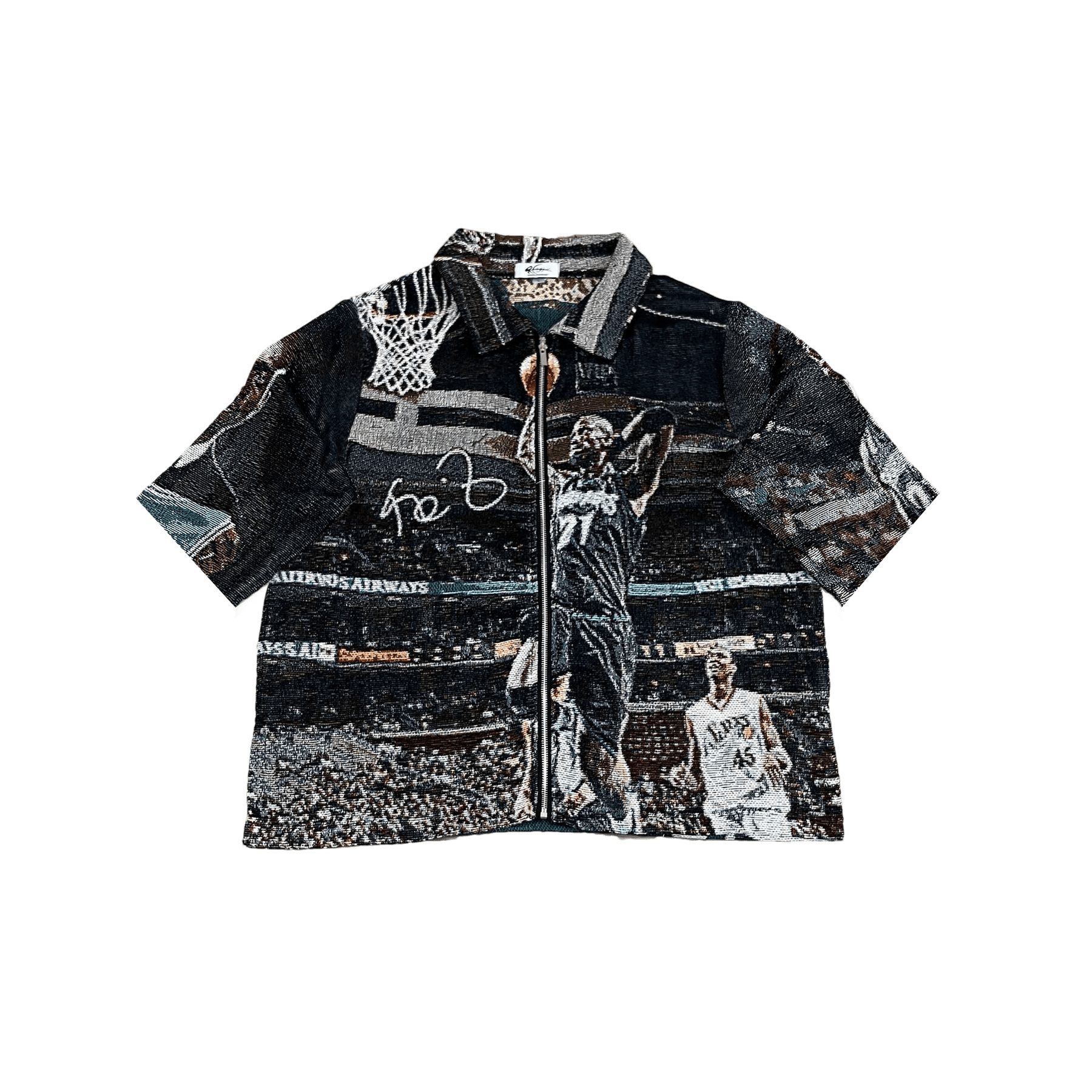RDMCLOTHINGART tapestry hoodie GARNETT TAPESTRY TEE