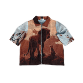RDMCLOTHINGART tapestry hoodie LION KING TAPESTRY TEE