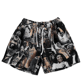 MAMBA FOREVER TAPESTRY SHORTS - RDMCLOTHINGART
