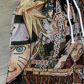 N TAPESTRY SHORTS - RDMCLOTHINGART