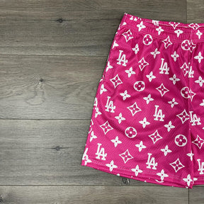 PINK LA MESH SHORTS-8674 - RDMCLOTHINGART
