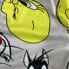 TWEETY AND SYLESTER MESH SHORTS-8610 - RDMCLOTHINGART