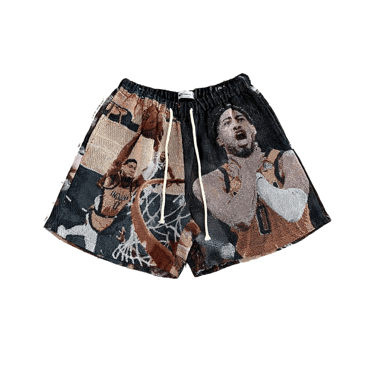 RDMCLOTHINGART tapestry hoodie TYRESS JOHN HALIBURTON TAPESTRY SHORTS