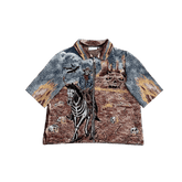 RDMCLOTHINGART tapestry hoodie WEST TAPESTRY TEE